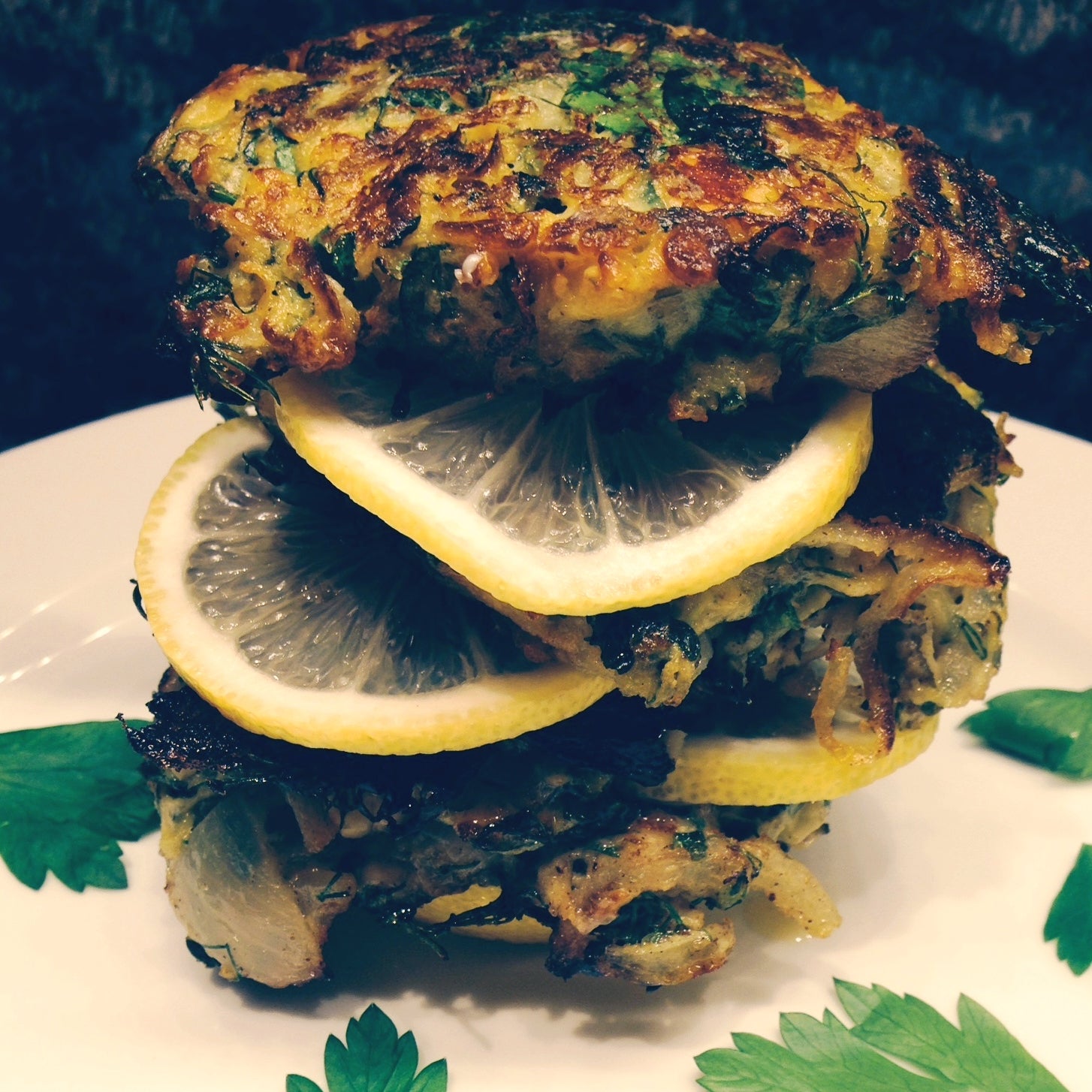 Zucchini-Feta Latkes