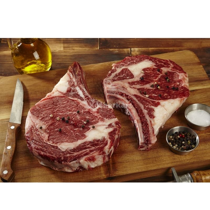Shop Crown Heights Butcher Ribeye Steak 3/4" Cut Kosherkart Glatt