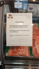 Avner's Premium Farm Raised Baby Salmon (Low Fat) From Canada (4 oz - 7 oz) $18.99/lb