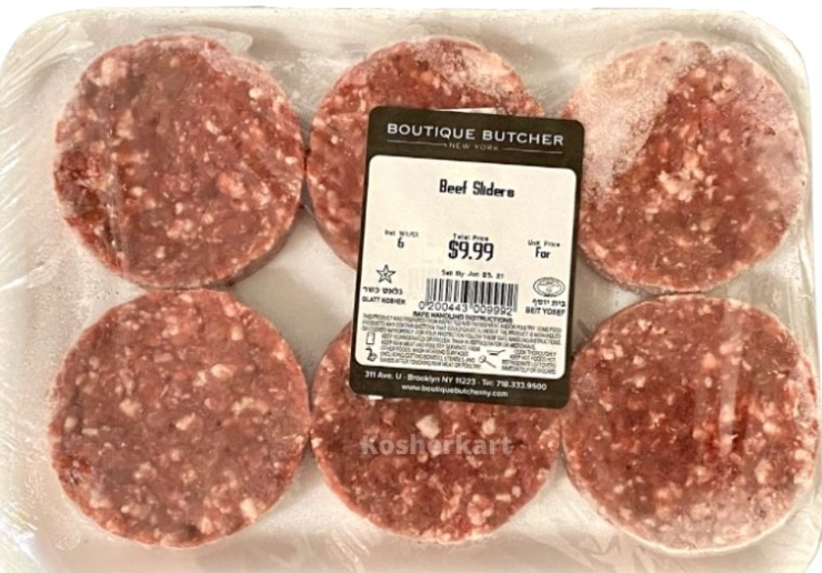 Boutique Butcher beef Sliders