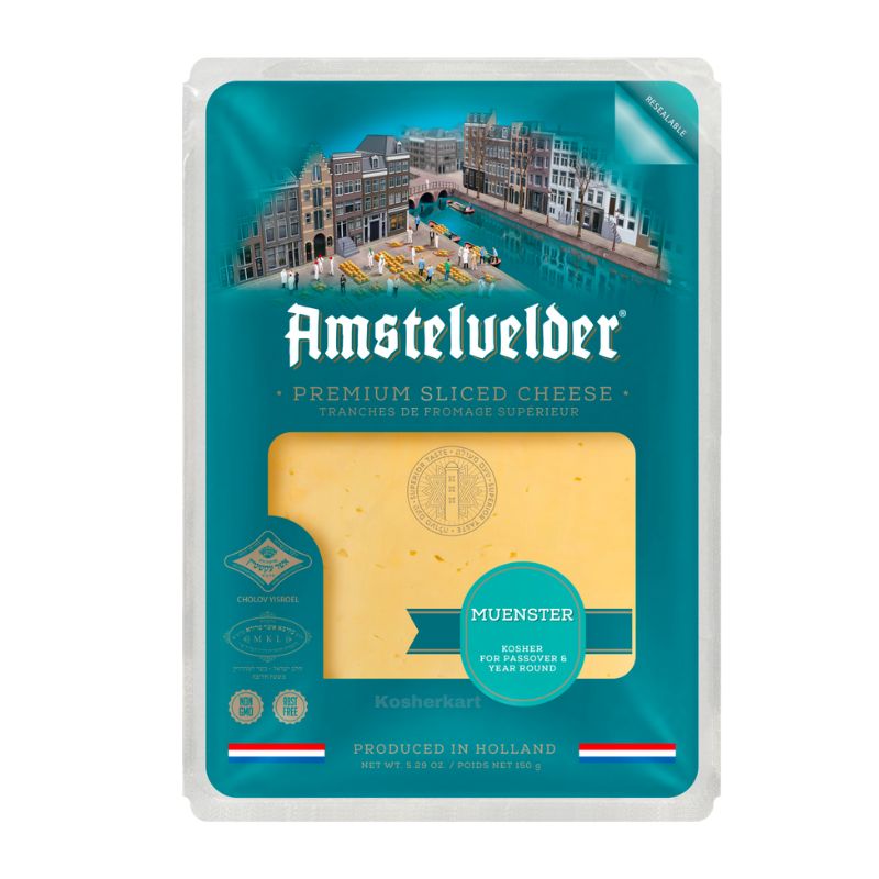 Amstelvelder Muenster Sliced Cheese 5.29 oz