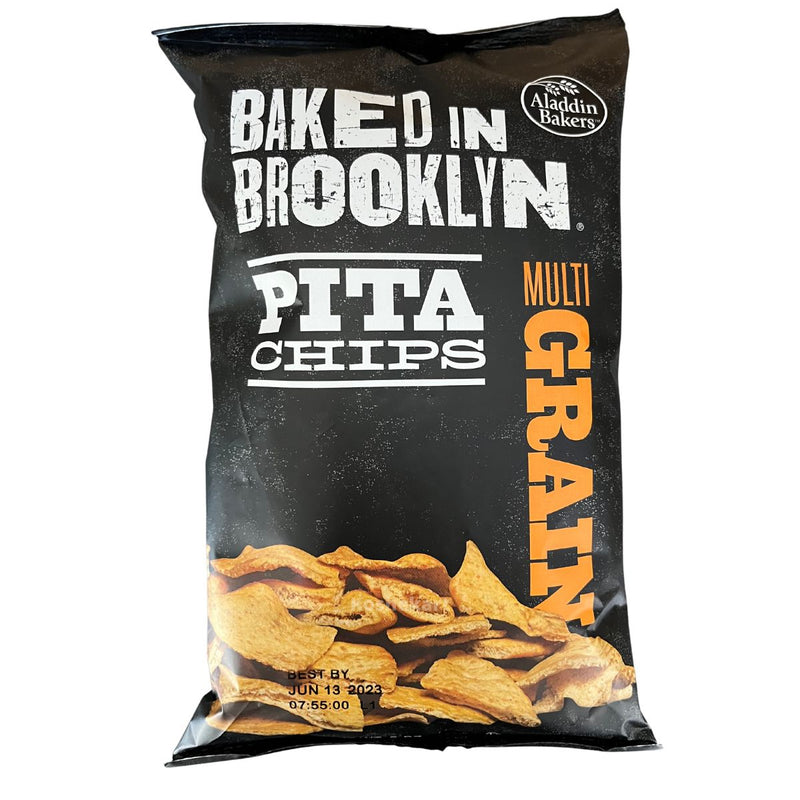 Baked in Brooklyn Pita Chips Multigrain 8 oz