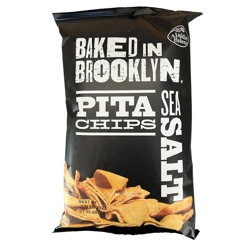Baked in Brooklyn Pita Chips Sea Salt 8 oz