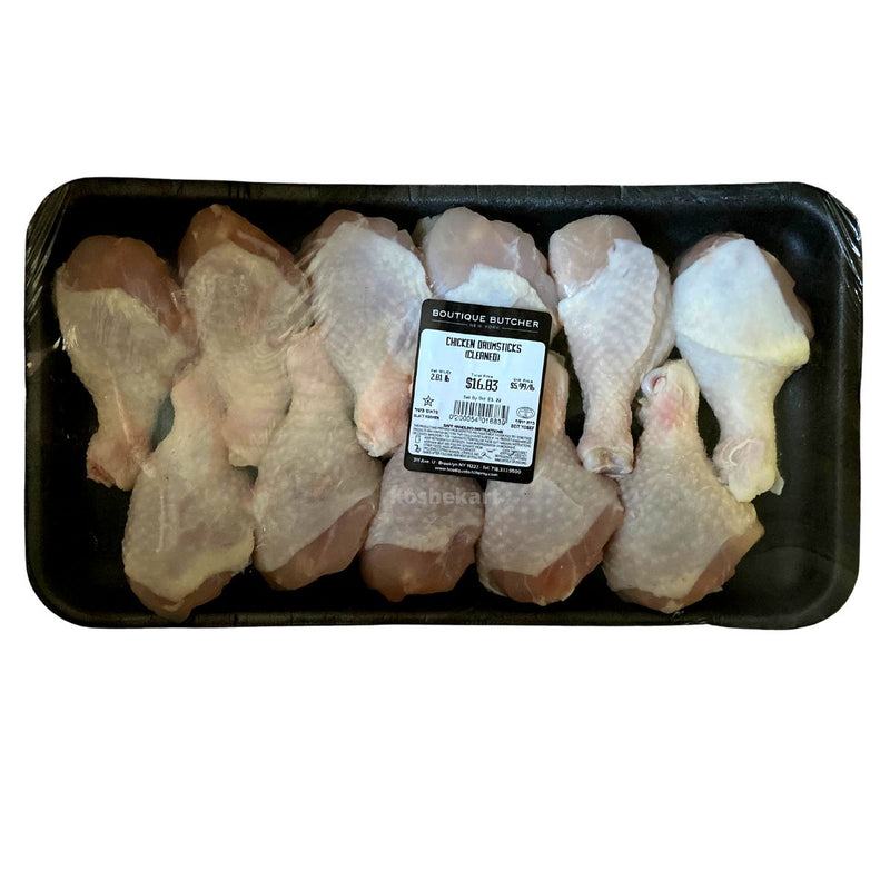 Boutique Butcher Chicken Drumsticks cleaned (with bone and skin) (1.5 lbs - 2.5 lbs)