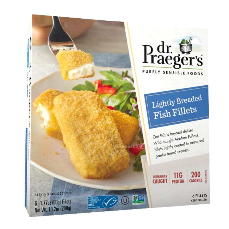 Dr. Praeger's Breaded Fish Fillet 10.2 oz