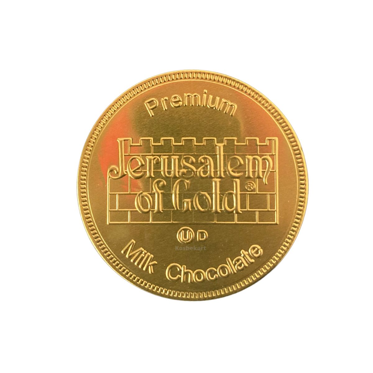 Jerusalem Gold Milk Chocolate Gold Medallion 0.81 oz