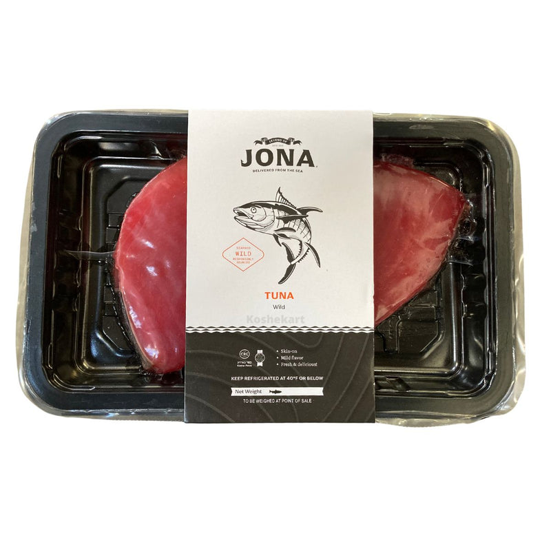 Jona's Wild Caught Tuna Steak (Tray Packed) (1 lb - 1.3 lbs)