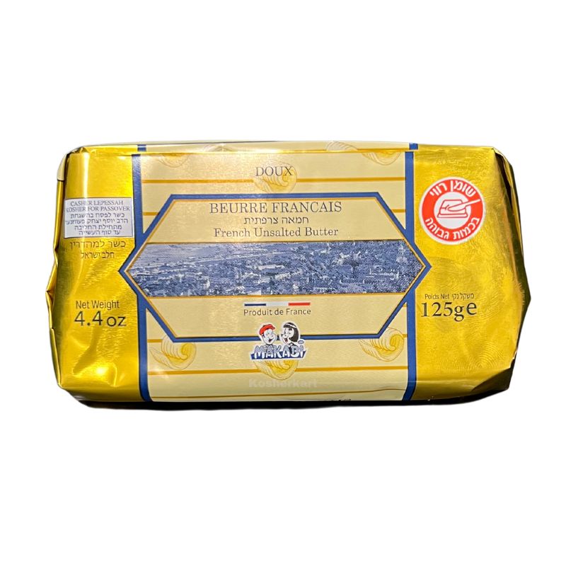Makabi French Unsalted Butter 4.4 oz