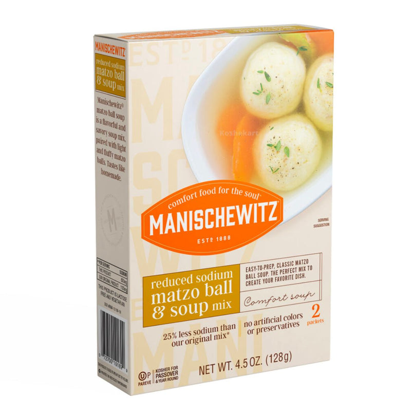 Manischewitz Reduced Sodium Matzo Ball & Soup Mix 5 oz