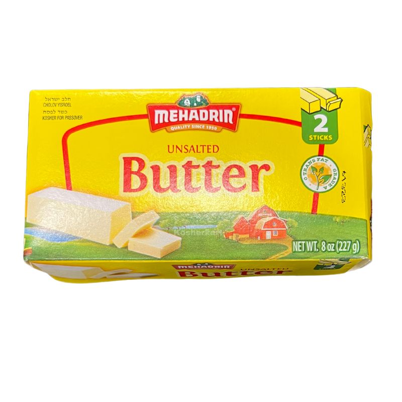 Mehadrin Unsalted Butter 8 oz