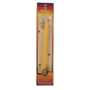 Ner Mitzvah 10" Pure Beeswax Braided Havdalah Candle (Yellow)