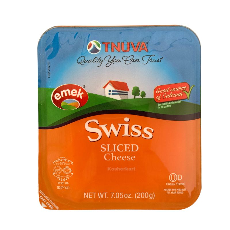 Tnuva Swiss Sliced Cheese 7.05 oz