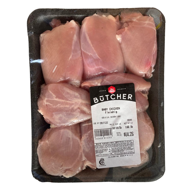 CH Butcher Boneless Skinless Chicken Thighs 9-Pack (Baby Chicken) (1.8 lbs - 2.5 lbs)