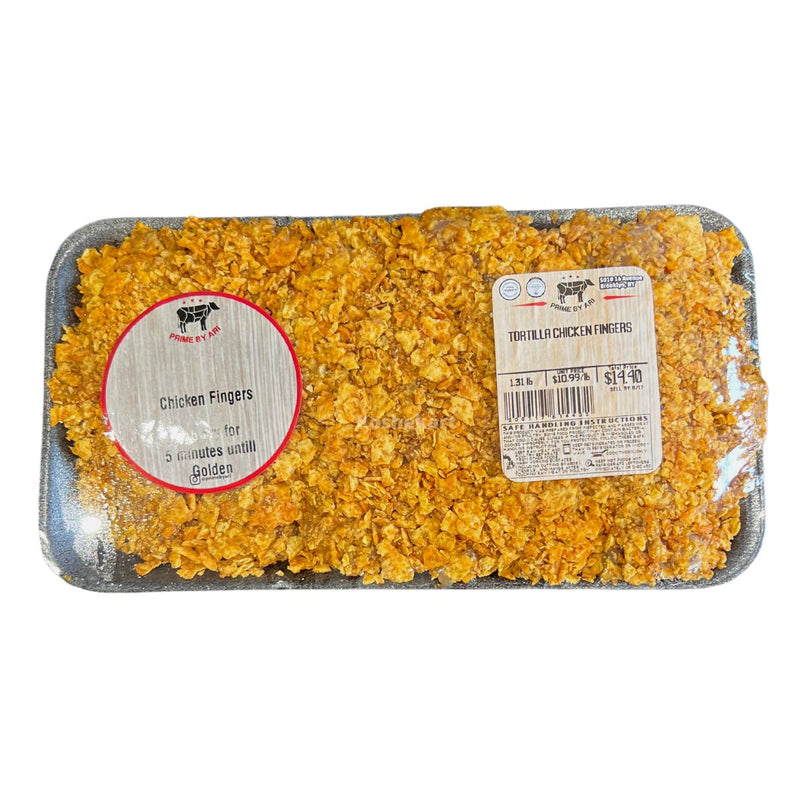 Prime By Ari Tortilla Chicken Fingers (Pre-Coated)  (1.2 lbs - 1.8 lbs)