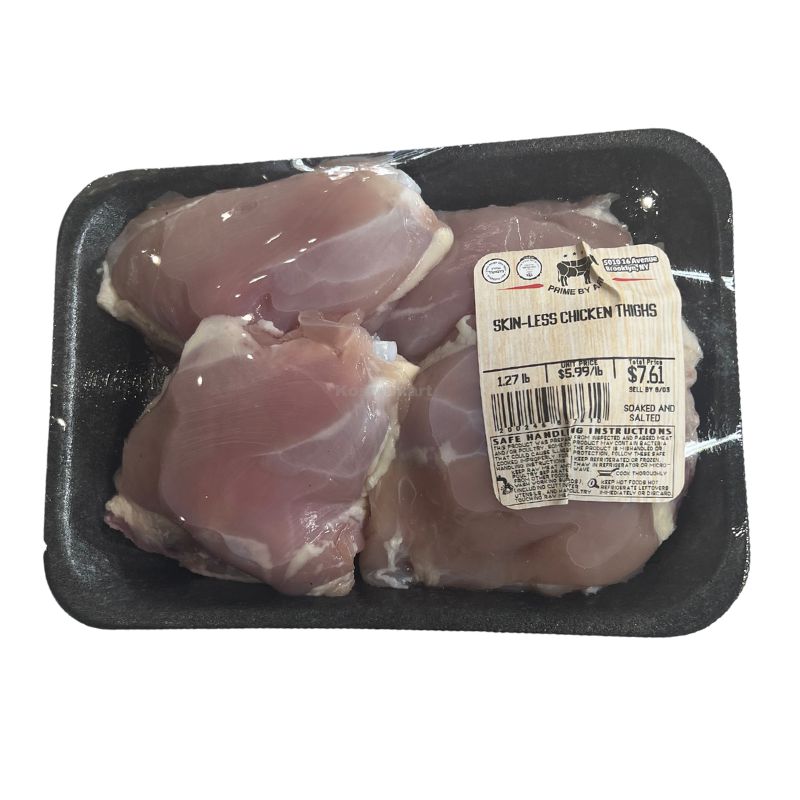 Buy Prime By Ari Skinless Chicken Thighs 4-Pack | Kosherkart | Free ...