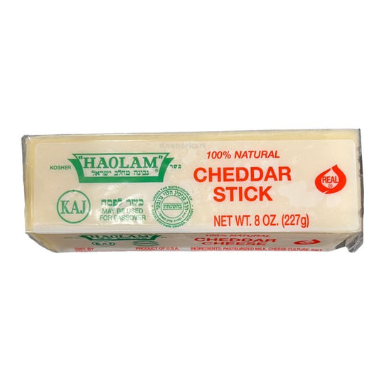 Haolam White Cheddar Cheese Stick 8 oz