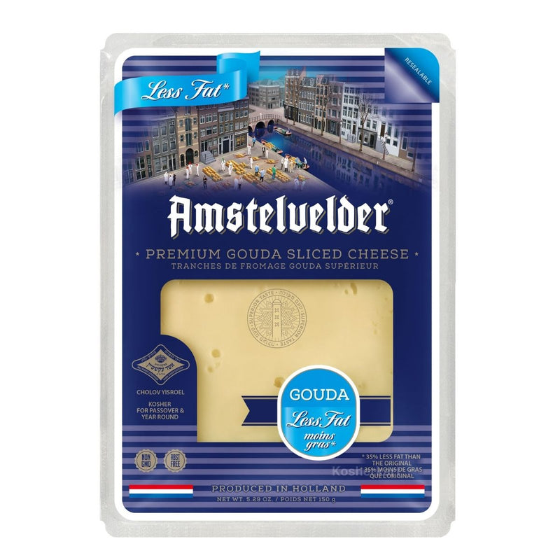 Amstelvelder Reduced Fat Sliced Gouda Cheese 5.29 oz