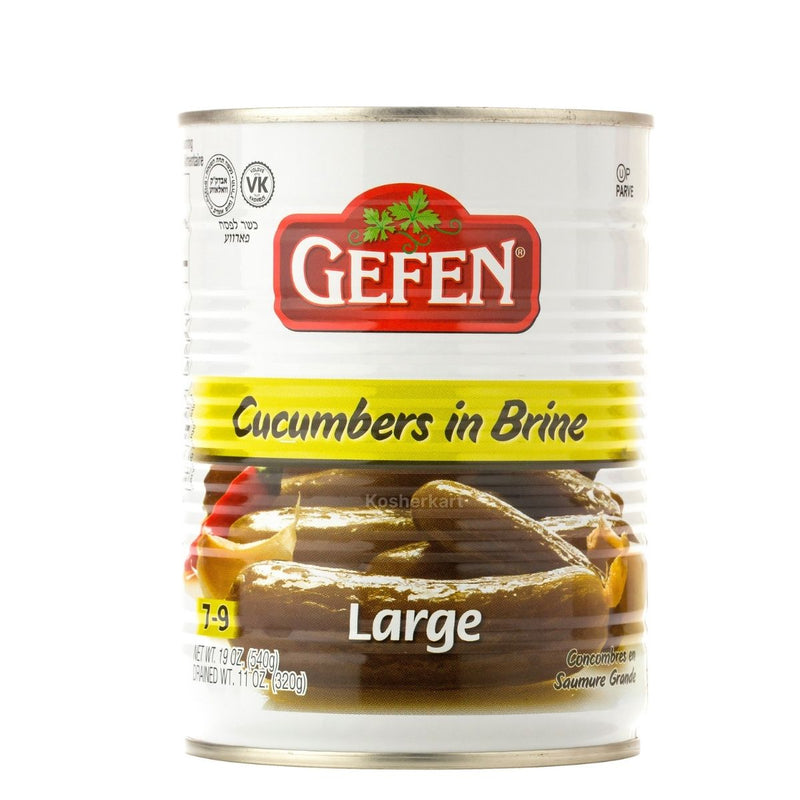 Gefen Cucumber in Brine (Size 7-9) 19 oz