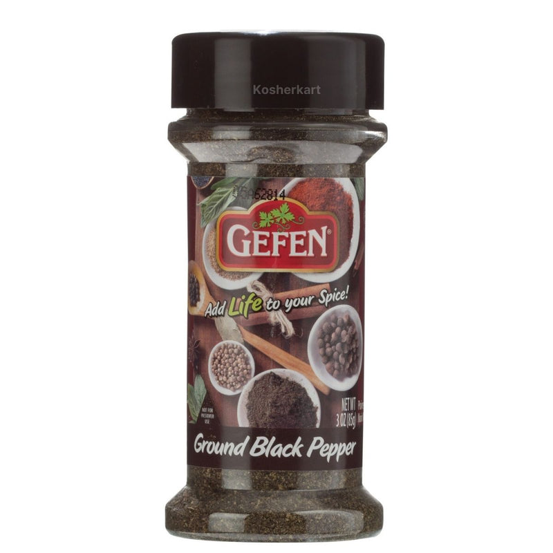 Gefen Black Pepper Ground 3 oz