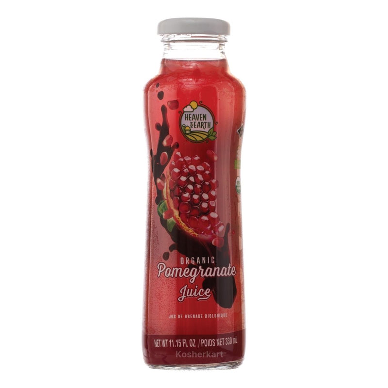 Heaven & Earth 100% Pure Organic Pomegranate Juice 5 oz