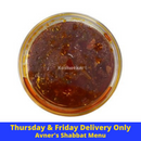 Avner's Shabbat Menu Homemmade Matbucha