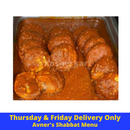 Avner's Shabbat Menu Cod Patties (Ktzitzot) In Moroccan Tomato Sauce (3 ct)