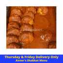 Avner’s Shabbat Menu Salmon Patties (Ktzitzot) In Moroccan Tomato Sauce (3 ct)