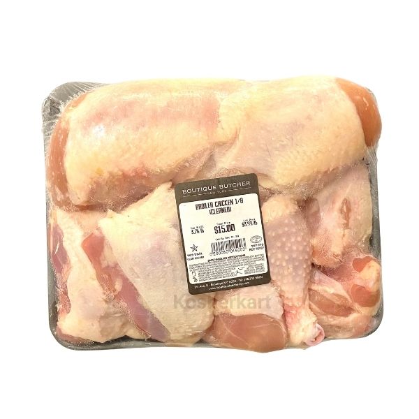 Boutique Butcher Cut Chicken 8ths cleaned (3.5 lbs - 4.5 lbs)
