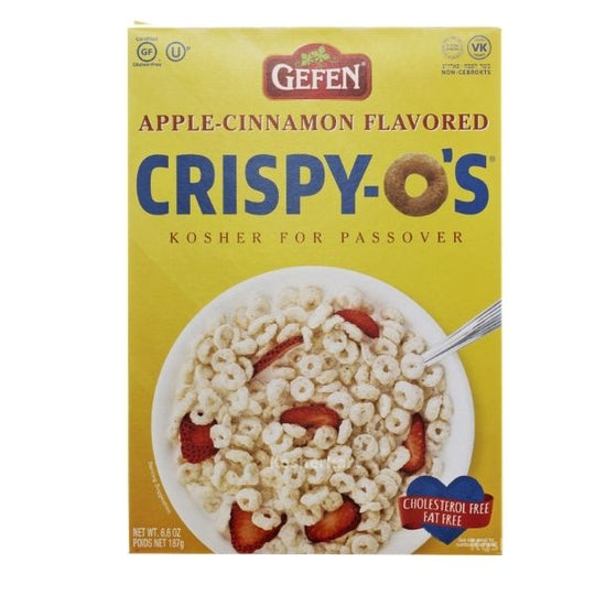 Gefen Gluten Free Crispy-O's Apple Cinnamon Flavored Cereal 6.6 oz