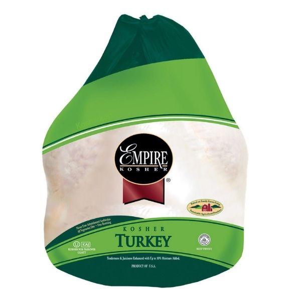 Empire Kosher Medium Whole Turkey (14 lbs - 18 lbs) (frozen)