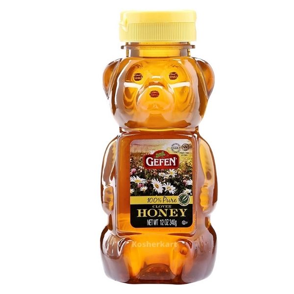 Gefen Honey Bear 100% Pure Clover Honey 12 oz