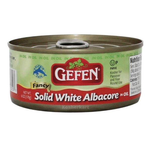 Gefen Solid White Albacore Tuna in Oil 6 oz