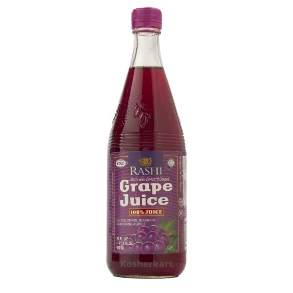 Rashi Concord Grape Juice 22 oz