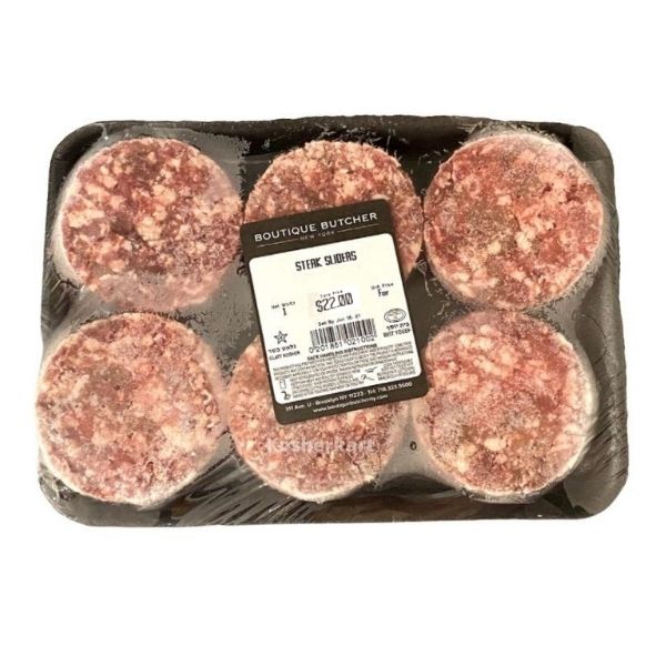 Boutique Butcher Beef Steak Sliders 6pk (frozen)