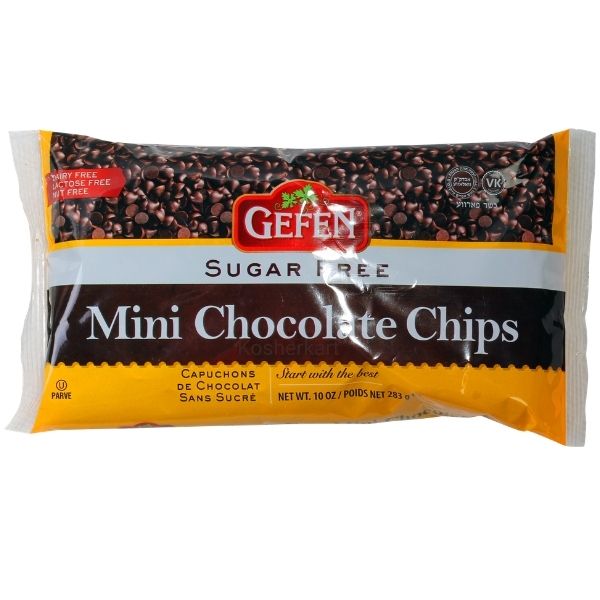 Gefen Sugar Free Mini Real Chocolate Chips 10 oz