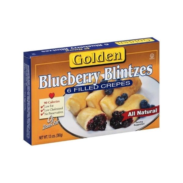Golden Blueberry Blintzes | Frozen Foods | Kosherkart
