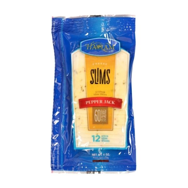 Haolam Ultra Slim Sliced Pepper Jack Cheese | Dairy Cheese & Refrigerated | Kosherkart