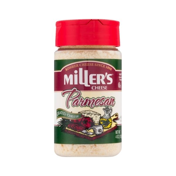Miller's Grated Parmesan Cheese | Dairy Cheese & Refrigerated | Kosherkart