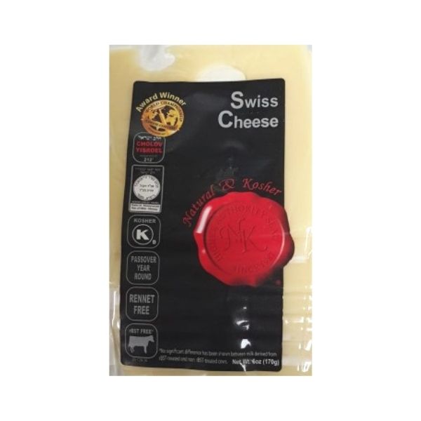 Natural & Kosher Sliced Swiss Cheese | Dairy Cheese & Refrigerated | Kosherkart