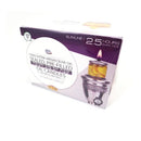 Ner Yeshuois 2.5 Hours Pre-Filled Olive Oil Candles For Shabbat & Holidays 22 ct