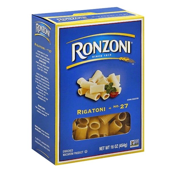 Ronzoni Rigatoni | Pantry Staples | Kosherkart