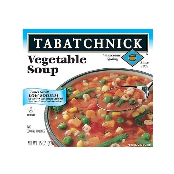 Tabatchnick Vegetable Soup Low Sodium | Frozen Foods | Kosherkart