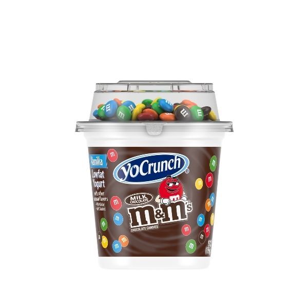 YoCrunch Lowfat Vanilla Yogurt with M&M 6 oz