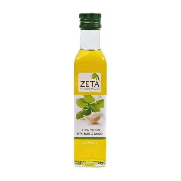 Zeta Extra Virgin Olive Oil With Basil & Garlic