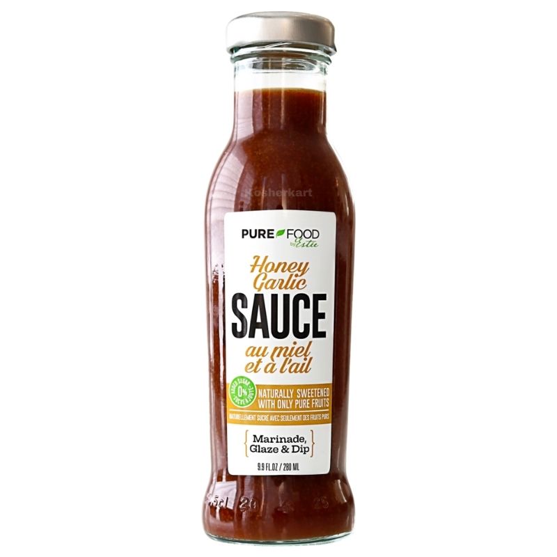 Pure Foods By Estee Kafra Real Honey Garlic Sauce 9 oz