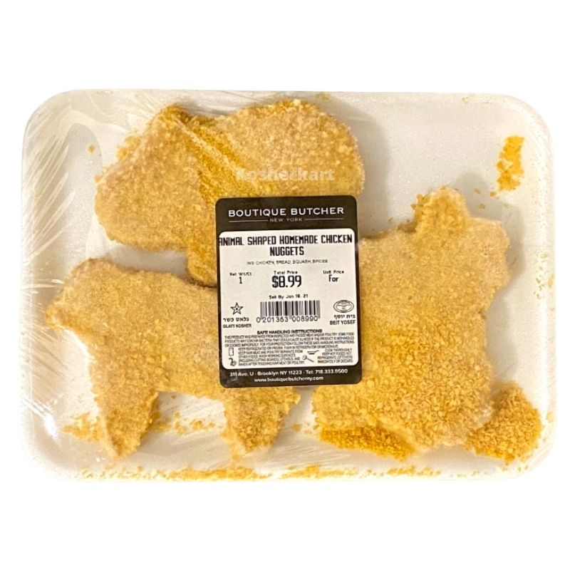 Boutique Butcher Animal Shaped Chicken Nuggets 3pk (frozen)
