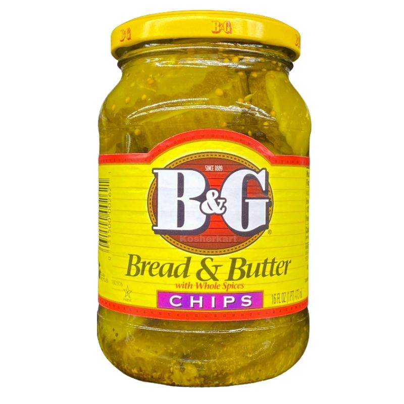B&G Bread & Butter Chips Whole Spices 16 oz