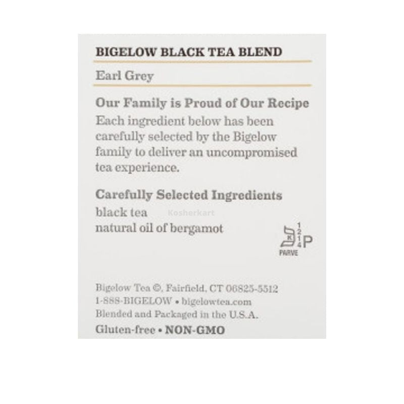 Bigelow Earl Grey Black Tea 20 ct