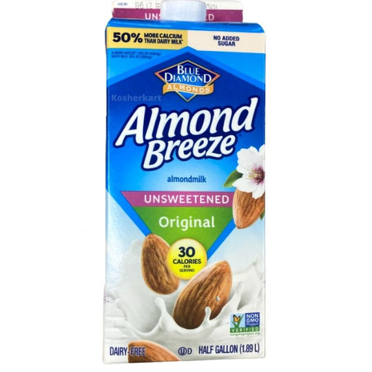 Blue Diamond Almond Breeze Refrigerated Unsweetened Original Almondmilk
