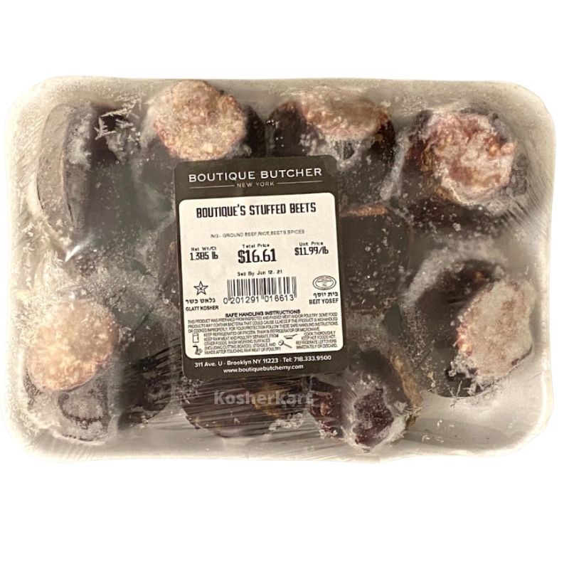 Boutique Butcher Beef & Rice Stuffed Beets (frozen) $11.99/lb (1.5 lbs - 2 lbs)